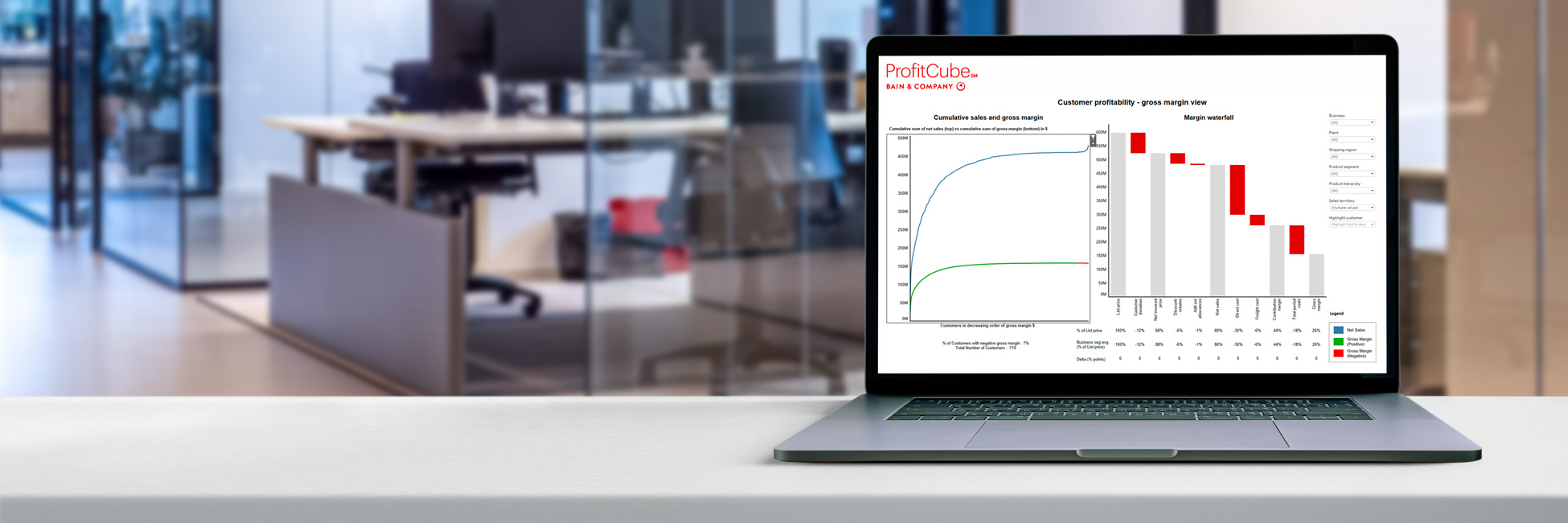 Bain ProfitCube header image
