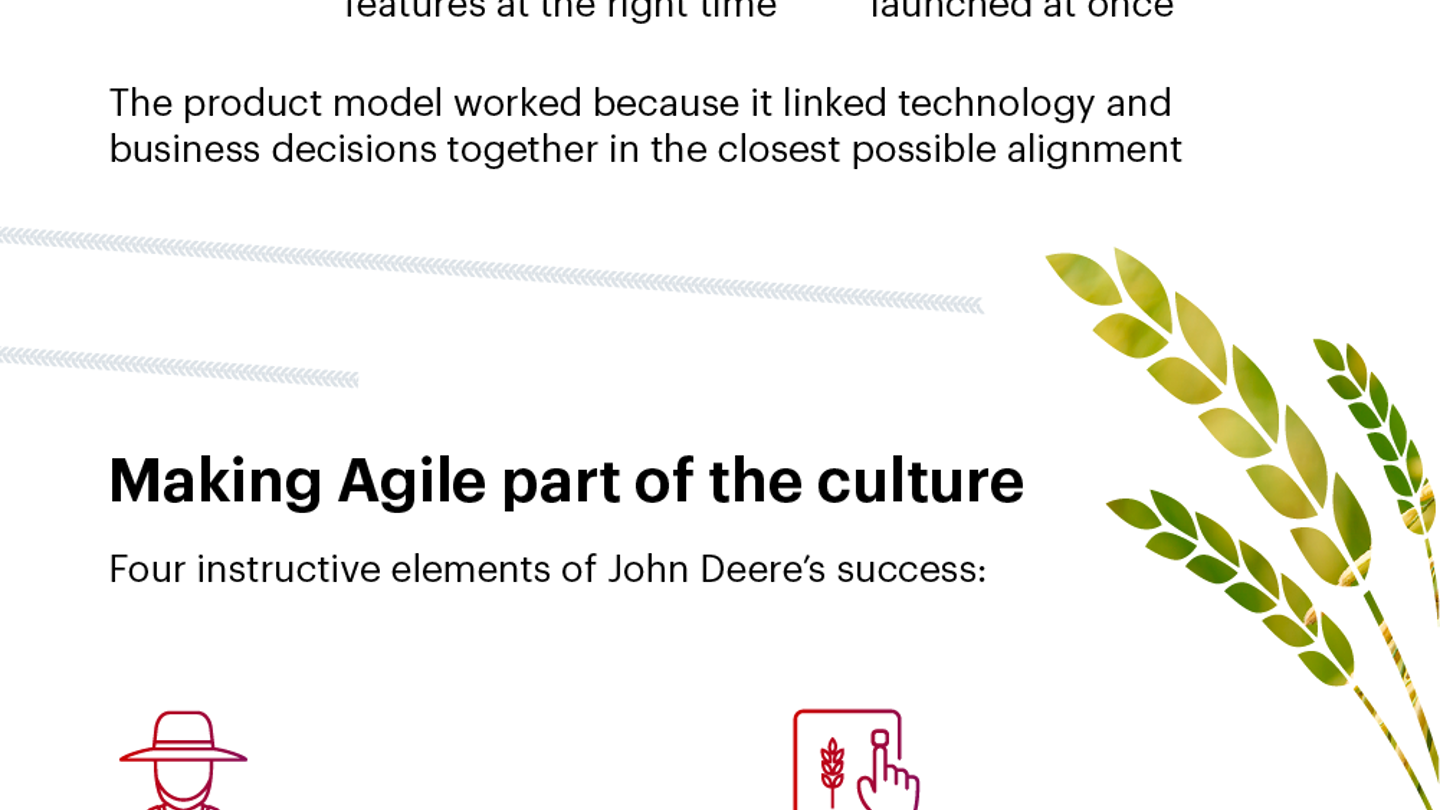 John Deere Reaps the Benefits of an Agile Software Upgrade Bain & Company