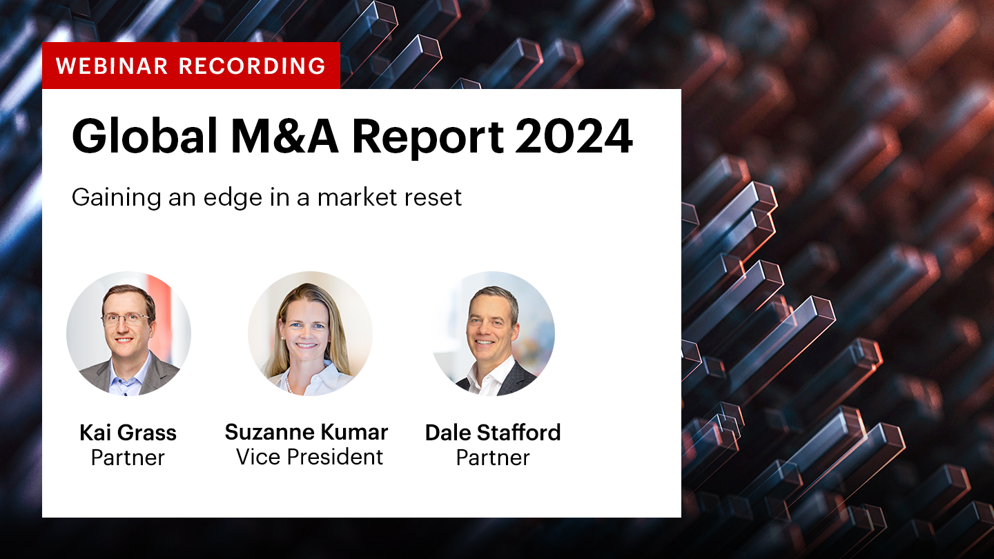 Key Insights from Bain’s 2024 M&A Report | Bain & Company