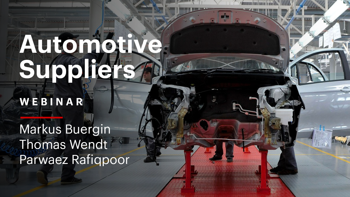 How Auto Suppliers Can Navigate through the Downturn Bain & Company