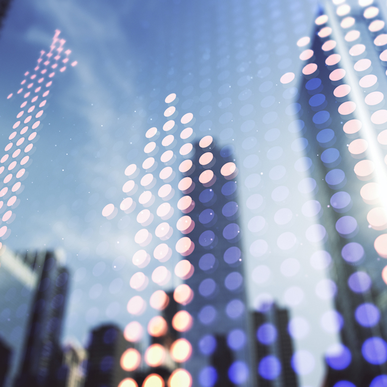 Pfeile nach oben als Titelbild der Bain Studie zur Zukunft der Kreditwirtschaft